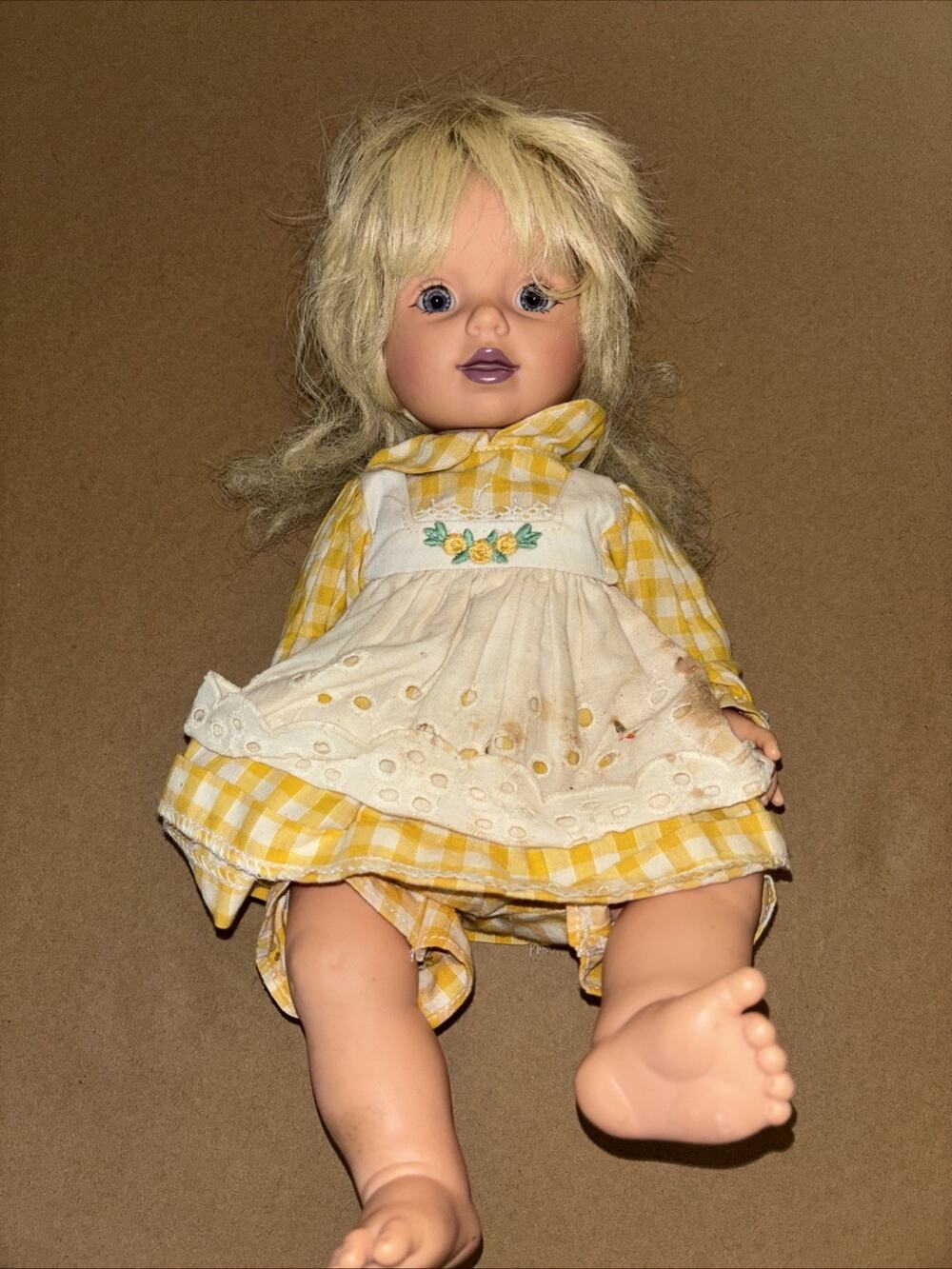 Beautiful Vinyl Baby So Beautiful Dressed Doll by Playmates, 1995